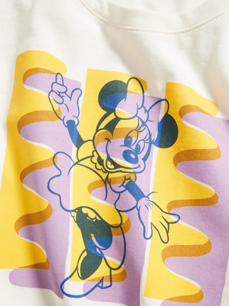 Old Navy x Disney© Cropped Graphic Raw-Edge T-Shirt for Girls