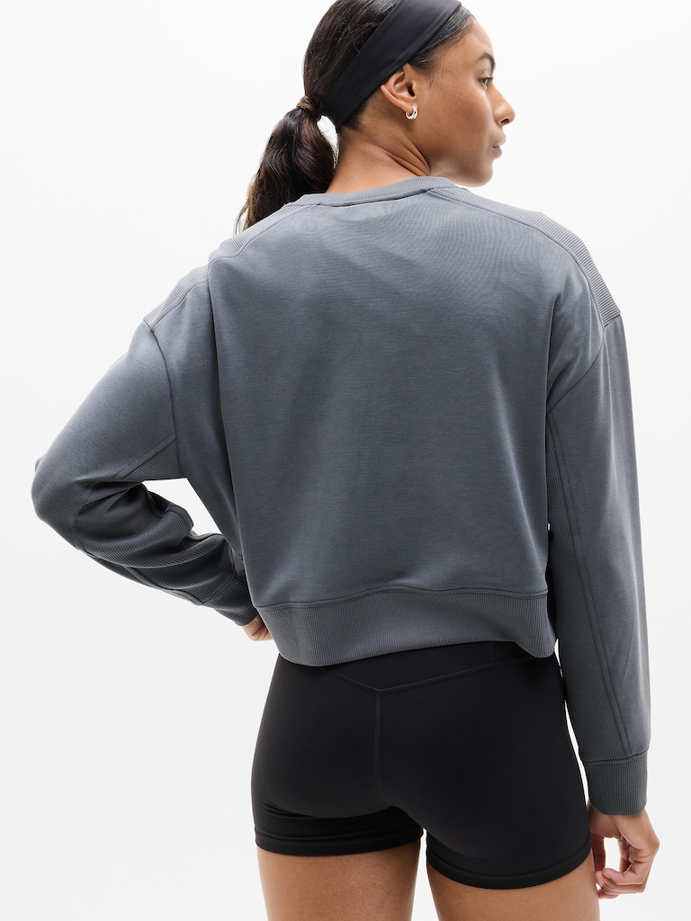 Seasoft Rib Crewneck Sweatshirt