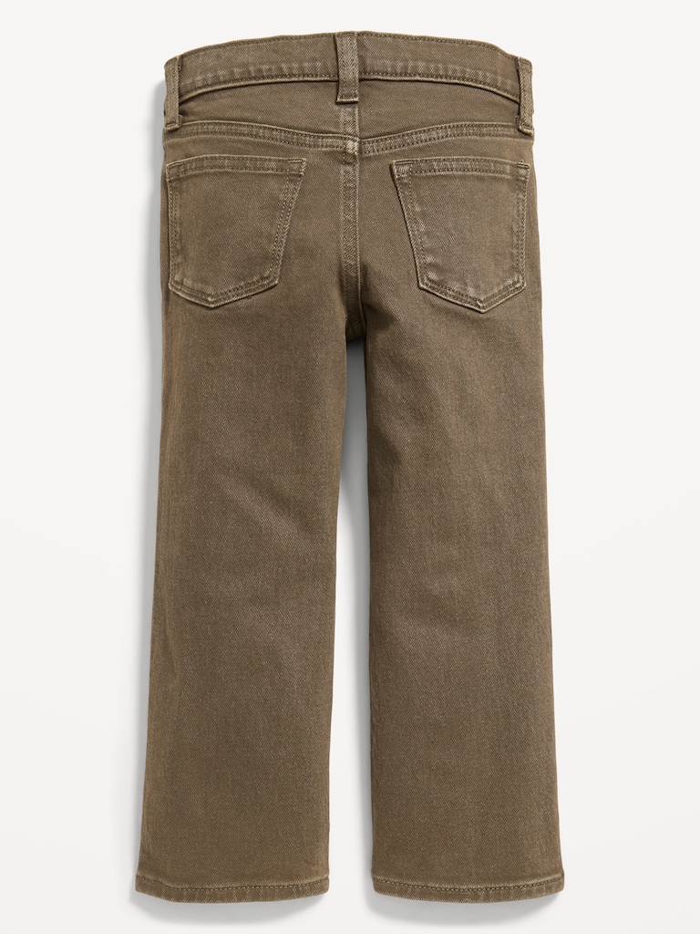 Straight-Leg Built-In Flex Jeans for Toddler Boys