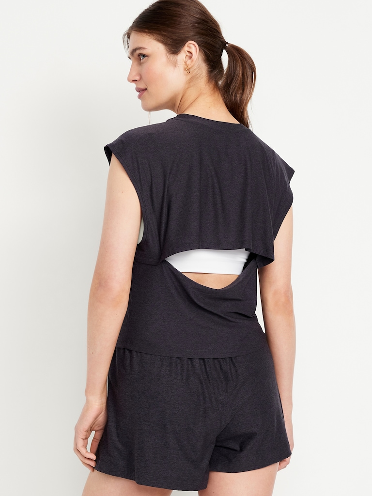 CloudMotion Split-Back Top