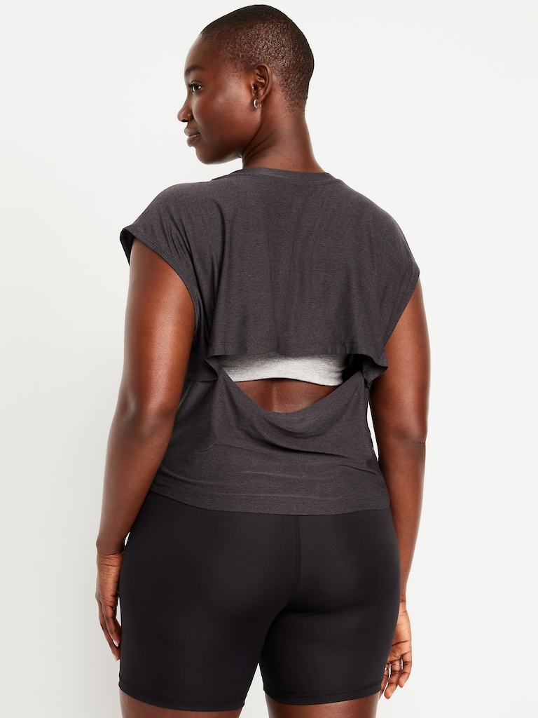 CloudMotion Split-Back Top