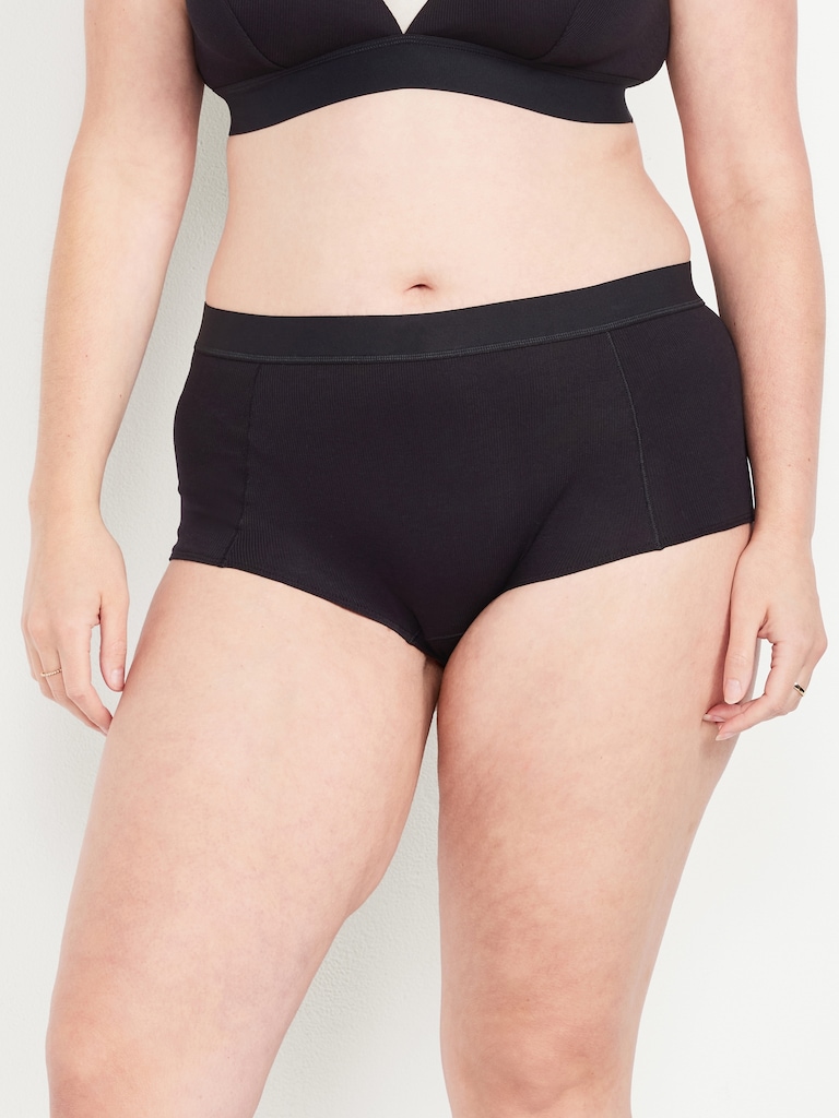 Ribbed Hipster Underwear