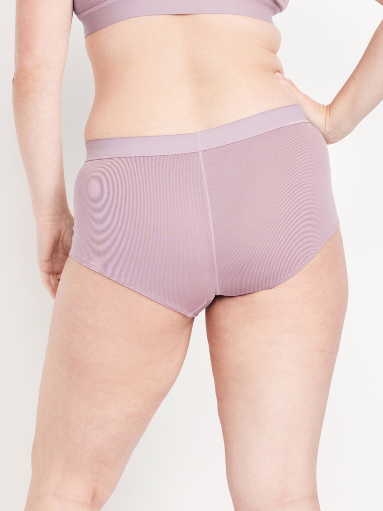 Ribbed Hipster Underwear
