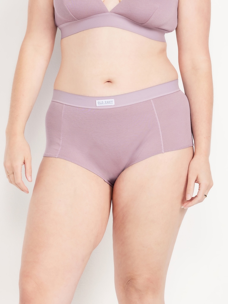 Ribbed Hipster Underwear