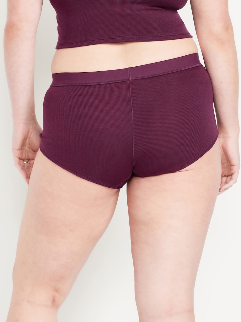 Ribbed Hipster Underwear