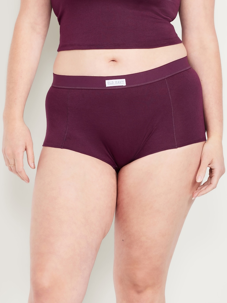 Ribbed Hipster Underwear