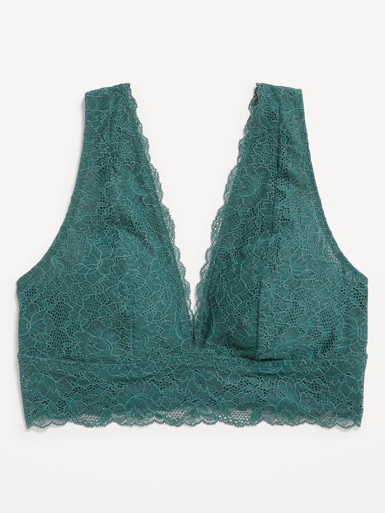 V-Neck Lace Bralette