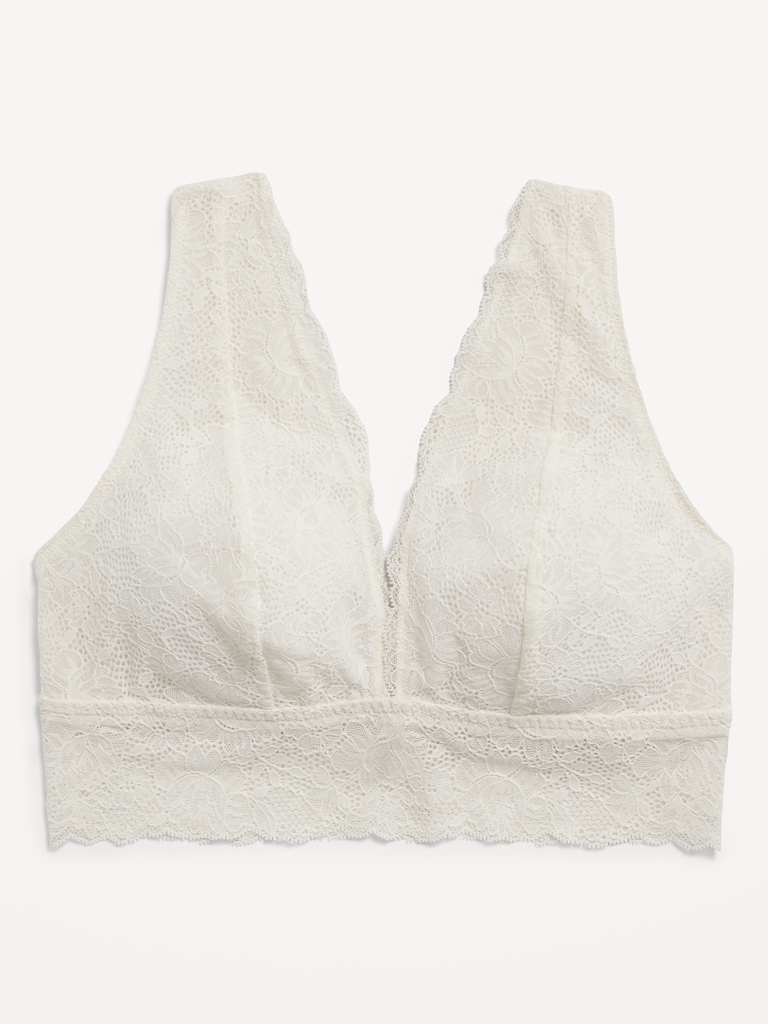V-Neck Lace Bralette