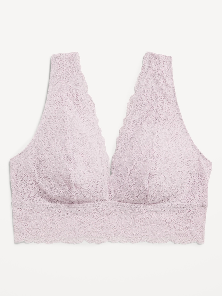V-Neck Lace Bralette