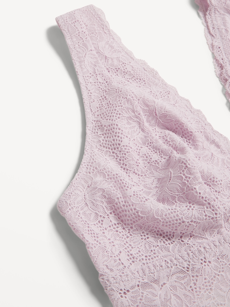 V-Neck Lace Bralette