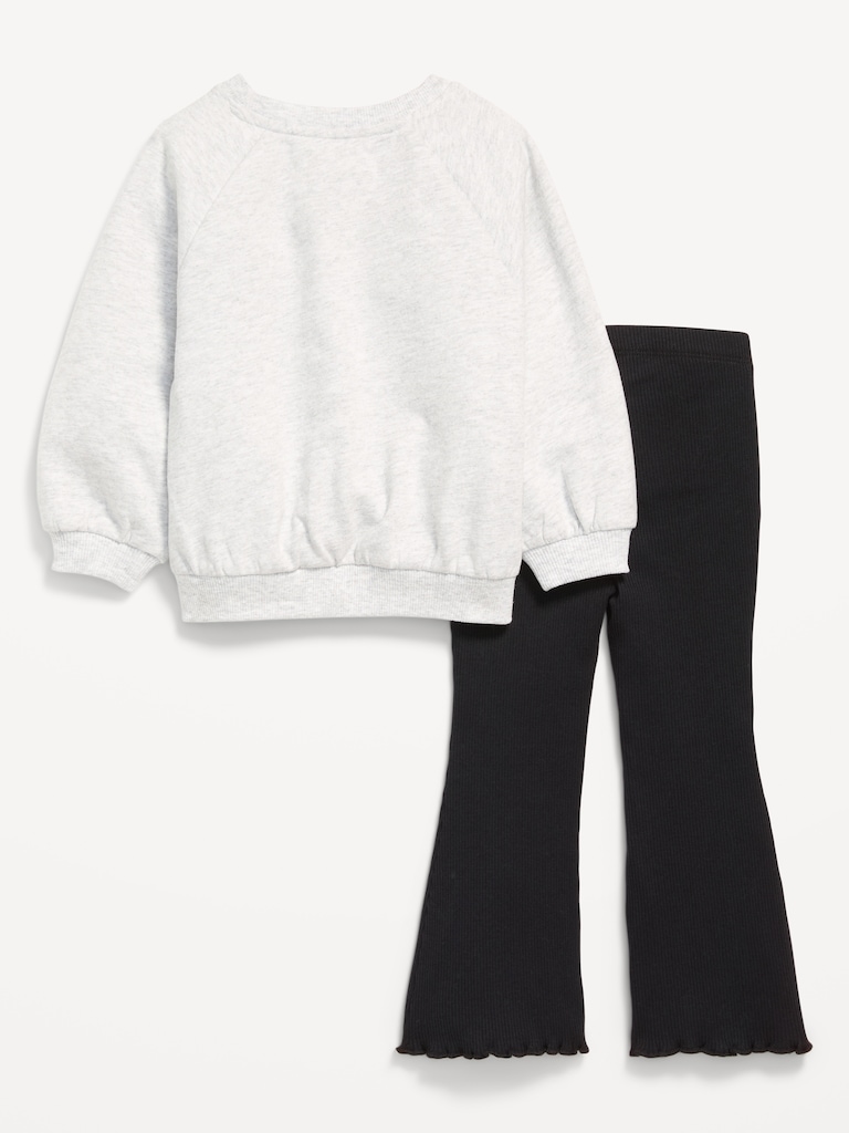 Hello Kitty® Graphic Sweatshirt and Flare Leggings Set for Girls