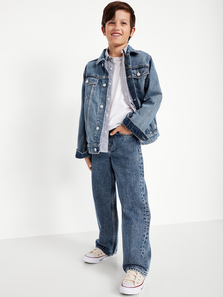 Baggy Non-Stretch Jeans for Boys