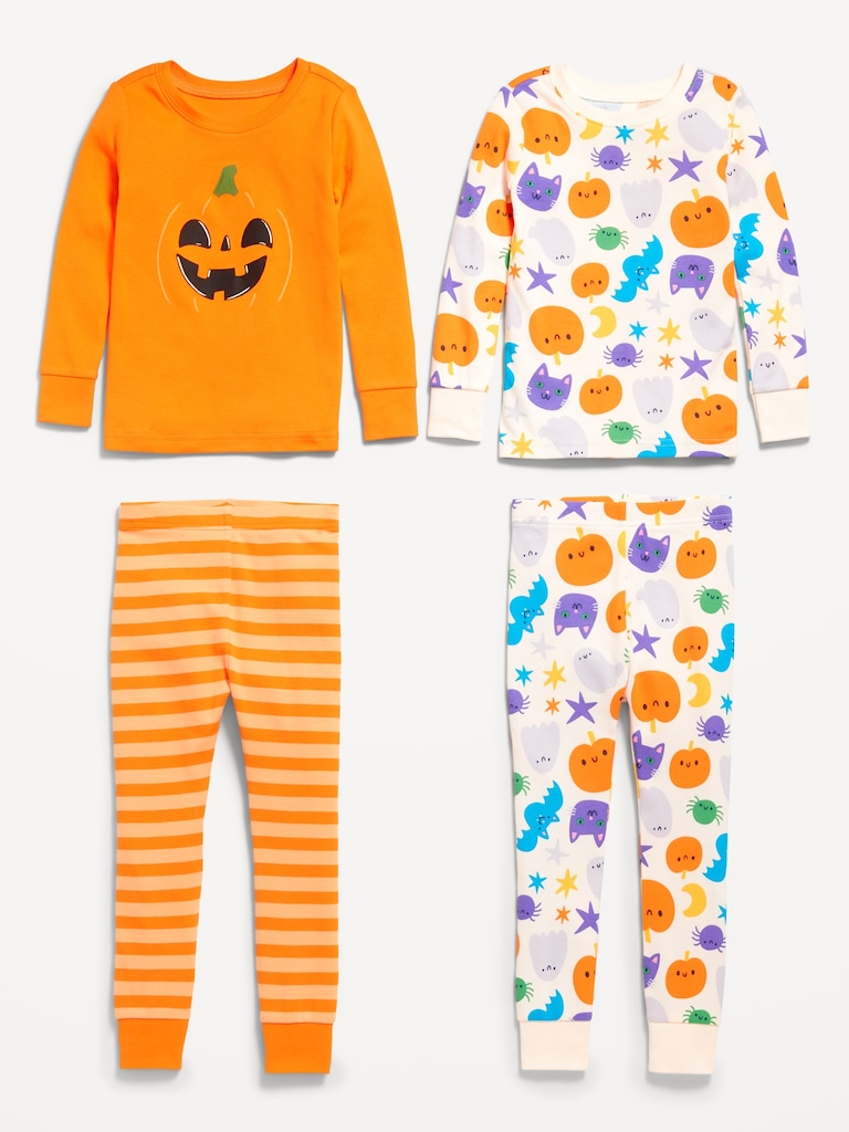 Snug-Fit Graphic Pajama 4-Piece for Toddler & Baby