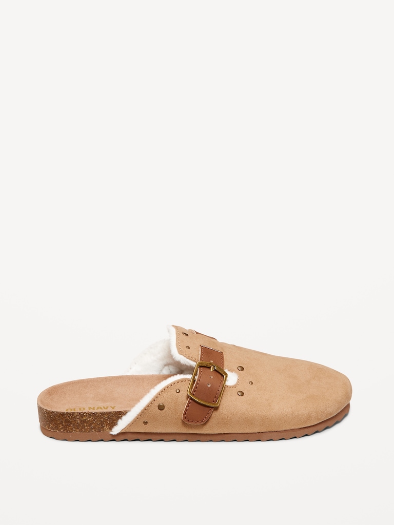 Studded Faux-Suede Clogs for Girls