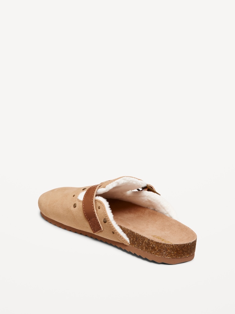 Studded Faux-Suede Clogs for Girls