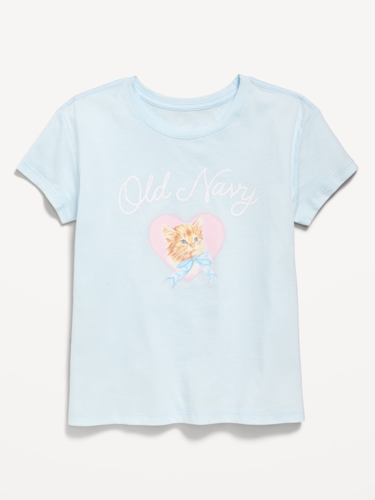Short-Sleeve Logo-Graphic T-Shirt for Girls