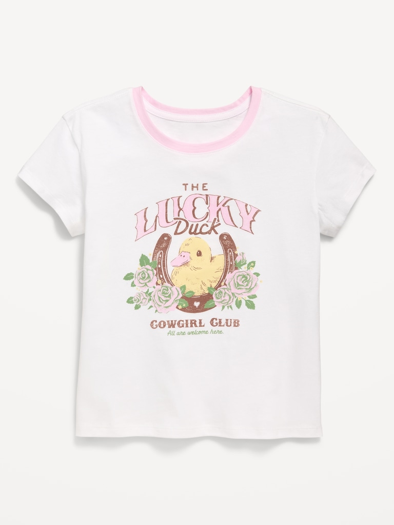 Short-Sleeve Graphic T-Shirt for Girls