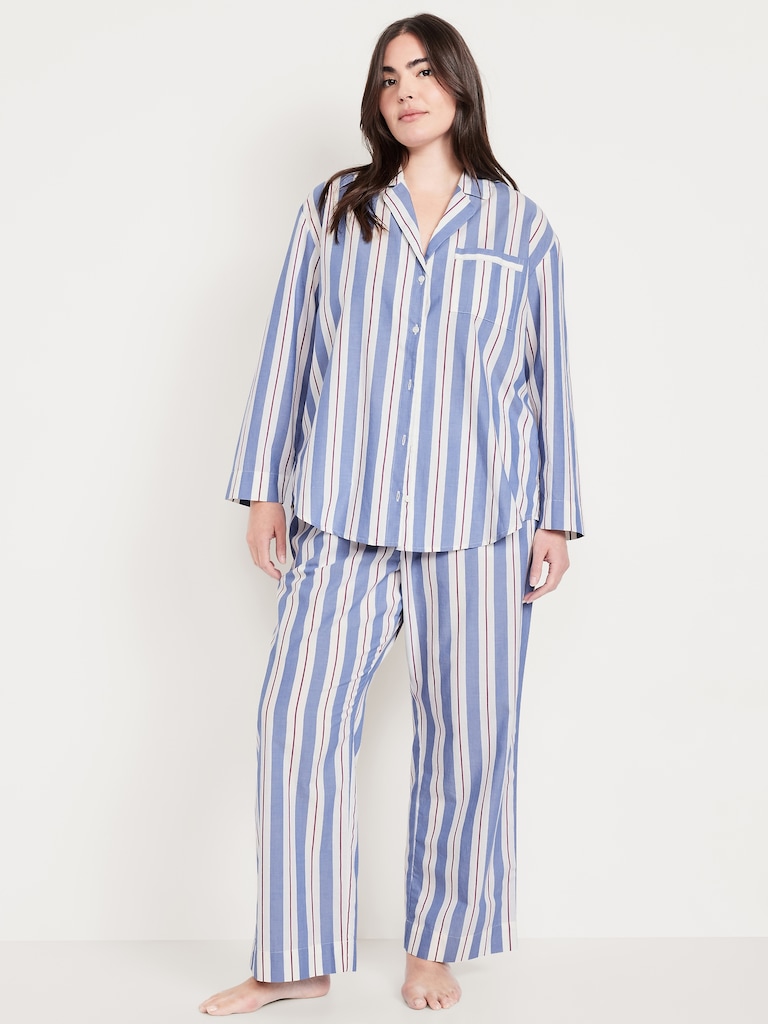 Poplin Pajama Pant Set