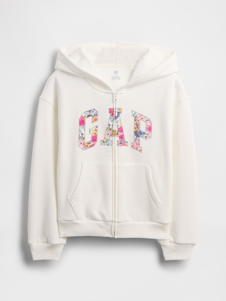 Kids VintageSoft Logo Zip Hoodie