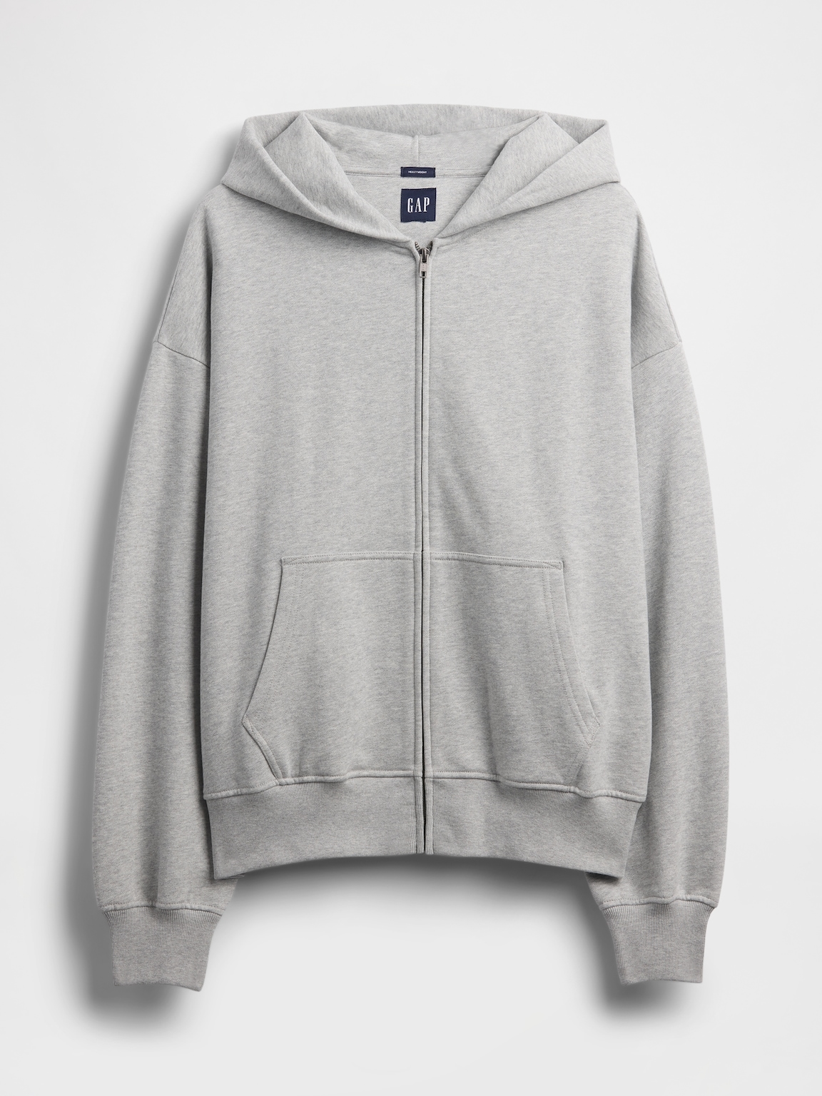 Heavyweight Oversized Zip Hoodie