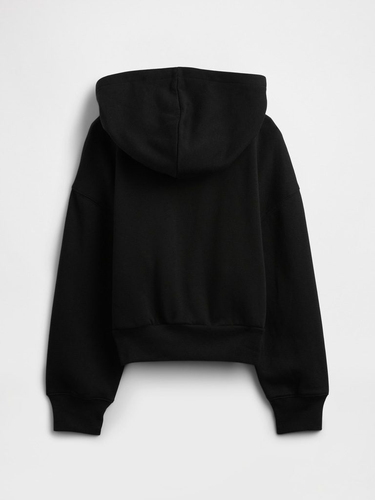 Kids Relaxed Half-Zip Fleece Hoodie