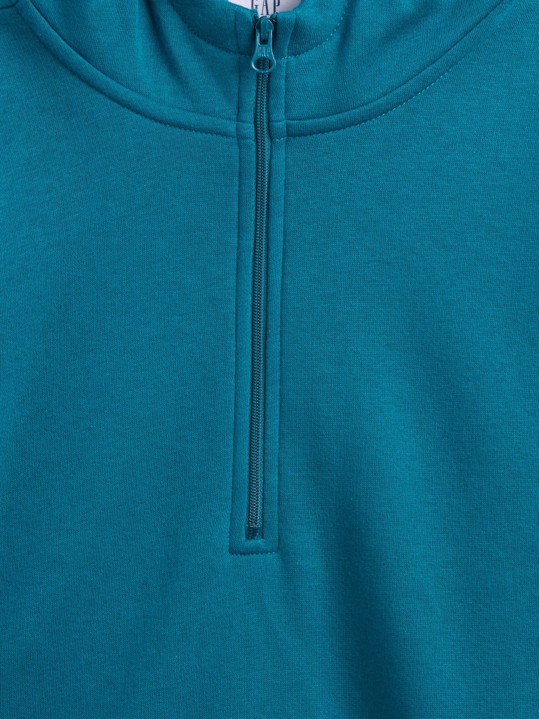 Kids Relaxed Half-Zip Fleece Hoodie