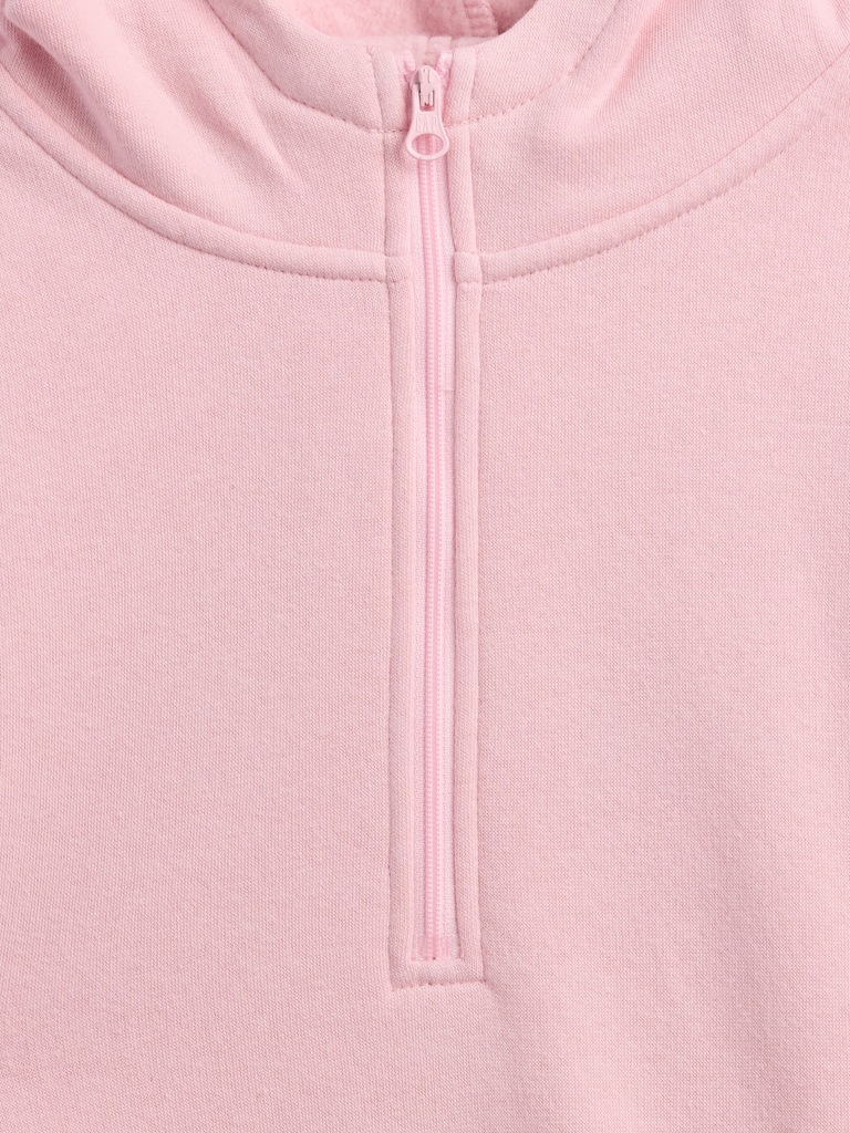 Kids Relaxed Half-Zip Fleece Hoodie