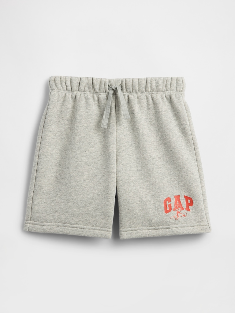 babyGap × Disney Mickey Mouse Relaxed Logo Pull-On Shorts