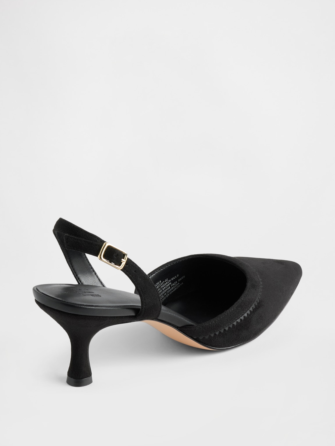 Slingback Kitten Heels