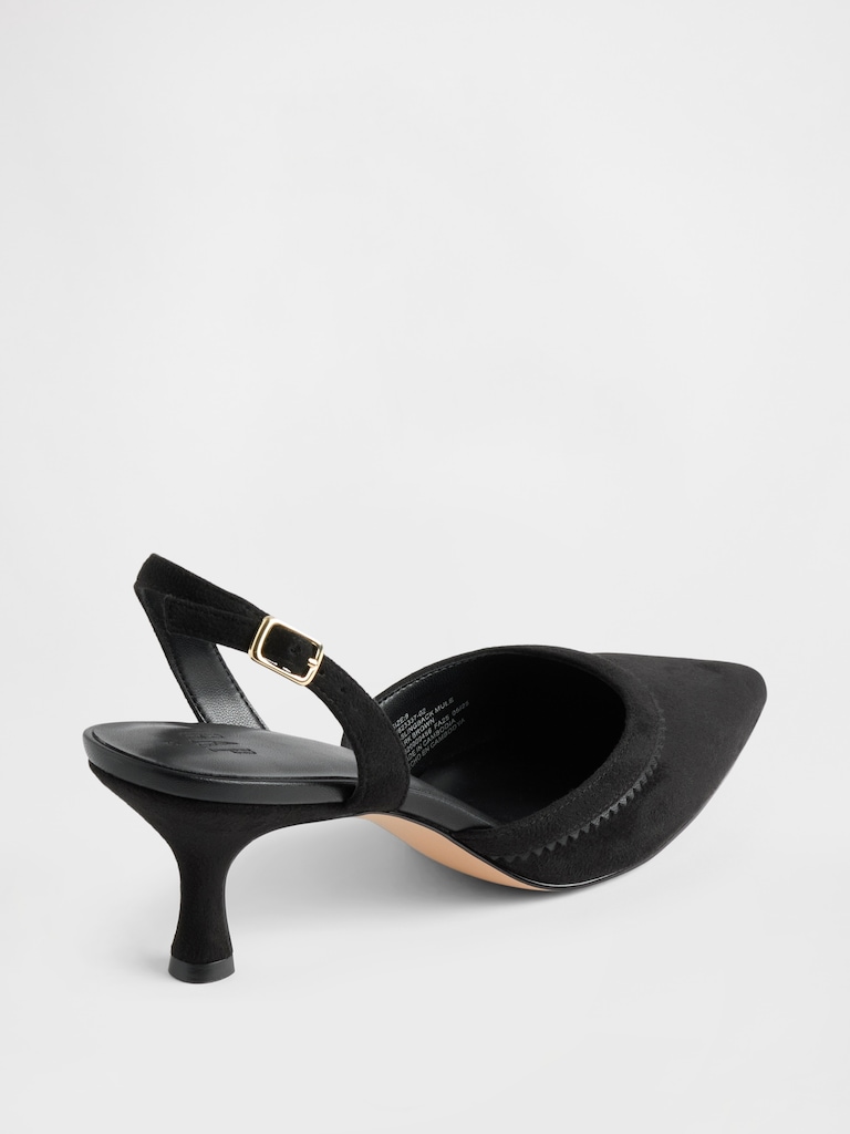Slingback Kitten Heels