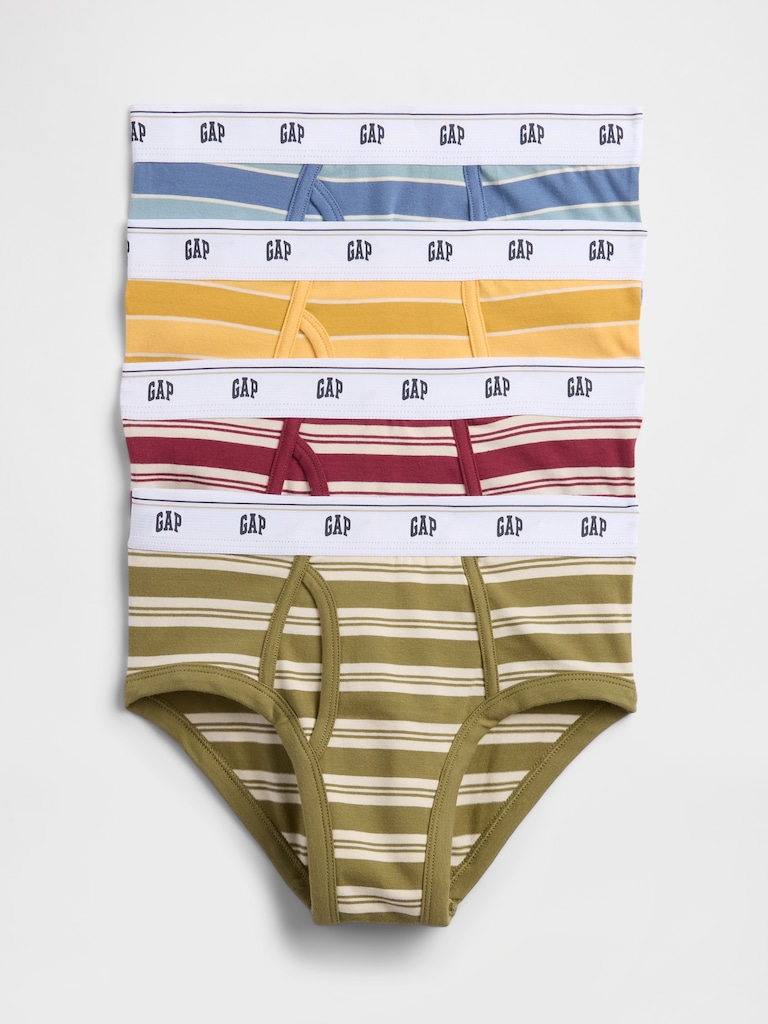 Kids Stripe Briefs (4-Pack)