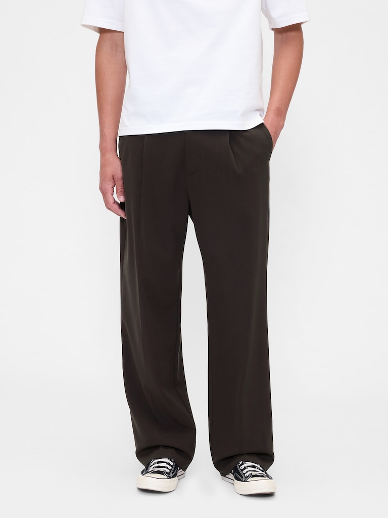 Relaxed Pleated Trousers