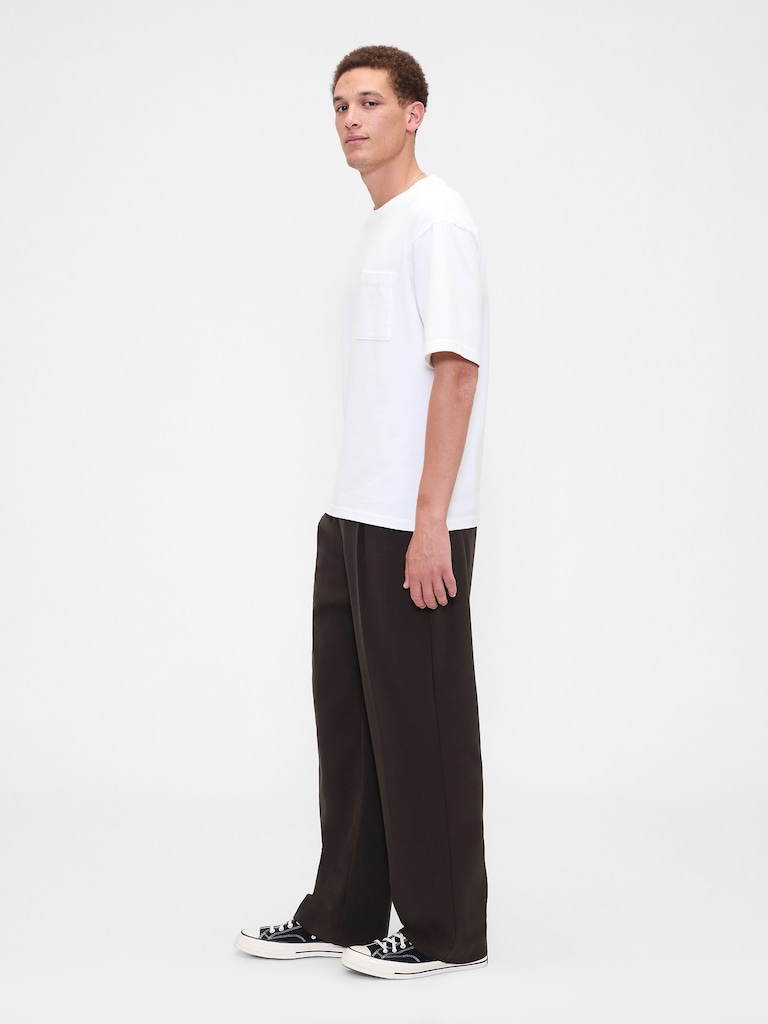 Relaxed Pleated Trousers