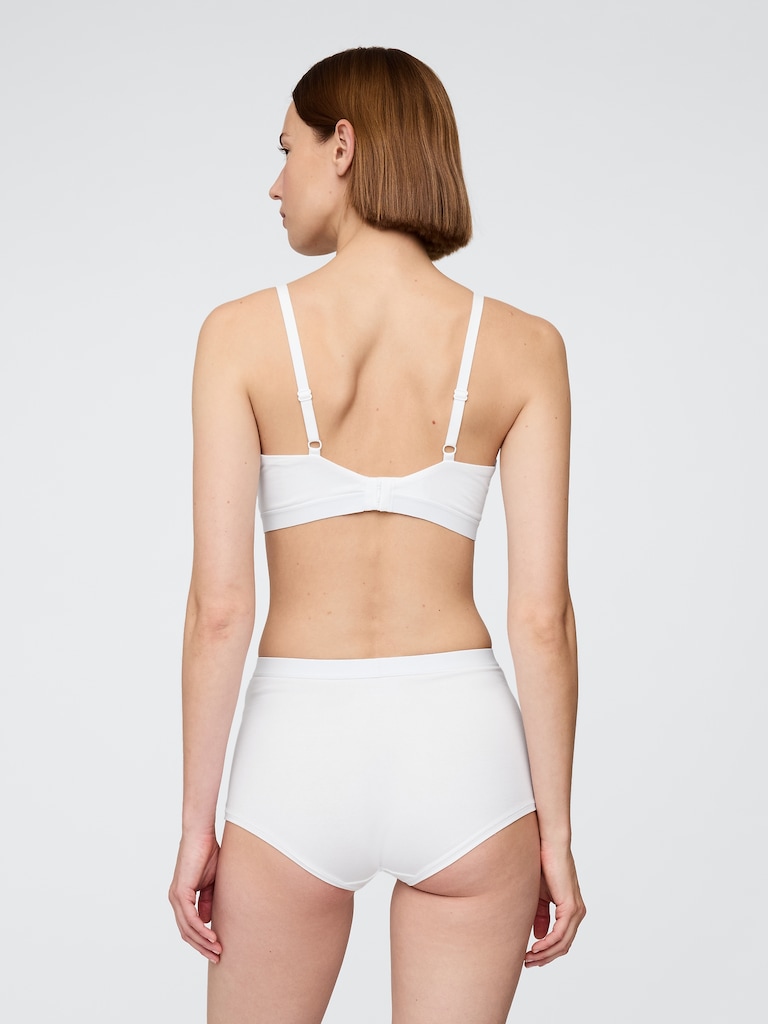 Organic Stretch Cotton High Rise Shorty