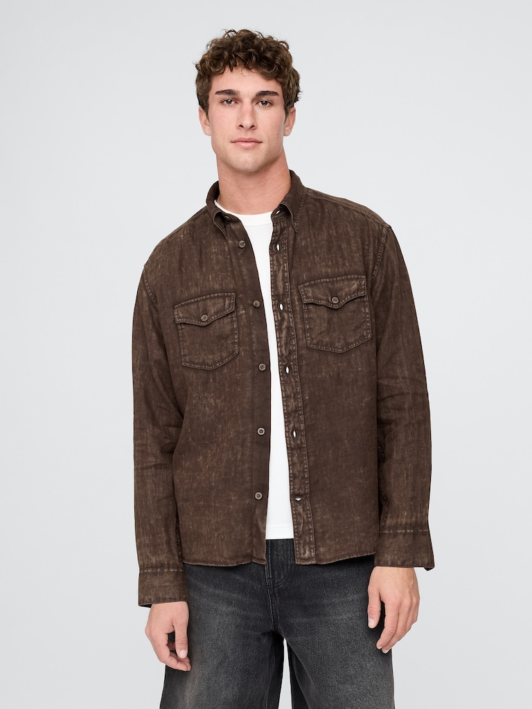 100% Linen Classic Shirt