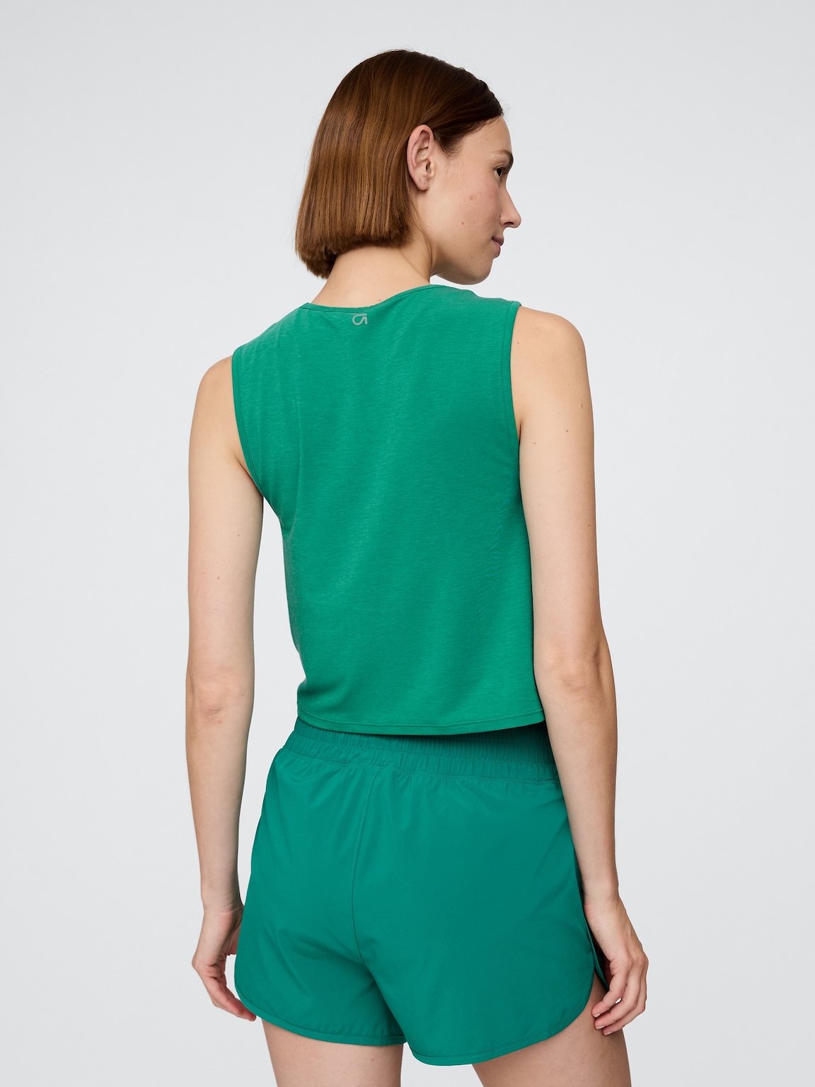 GapFit Breathe Crop Muscle Tank Top