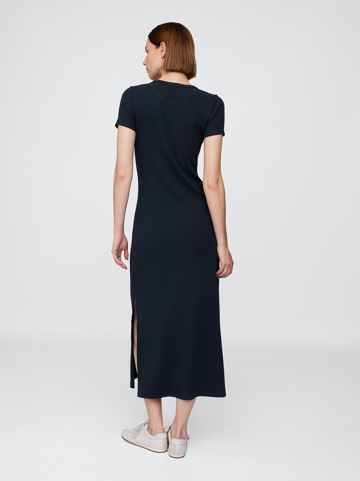 Modern Rib Maxi T-Shirt Dress