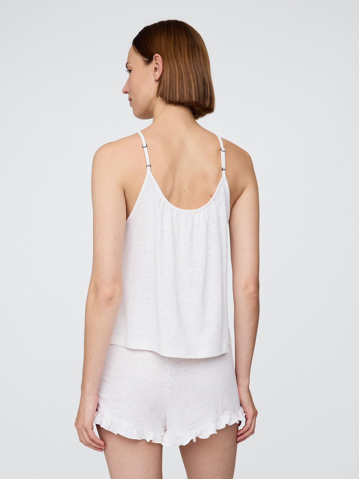 Linen-Blend PJ Cami