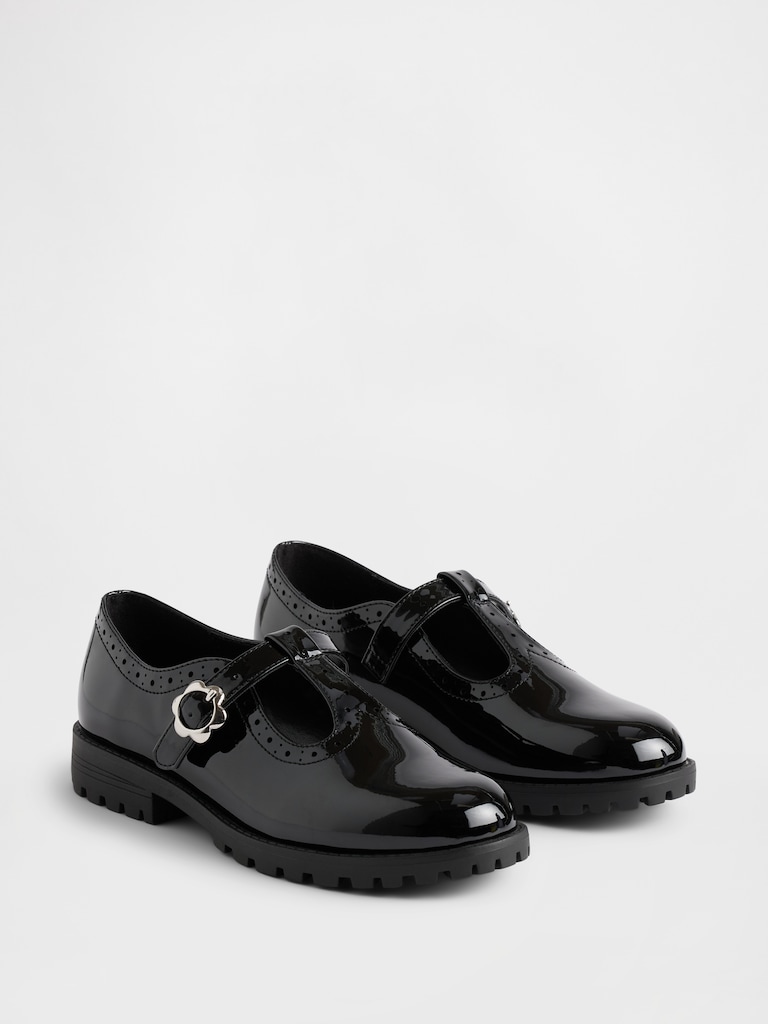 Kids T-Strap Loafers