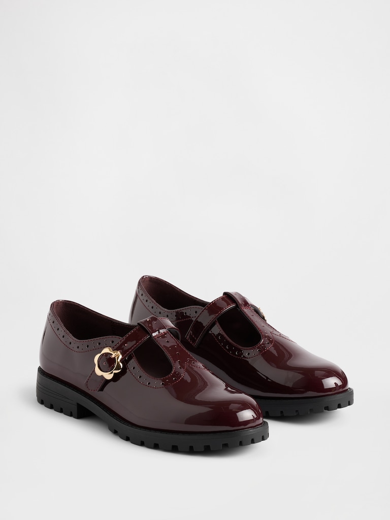 Kids T-Strap Loafers