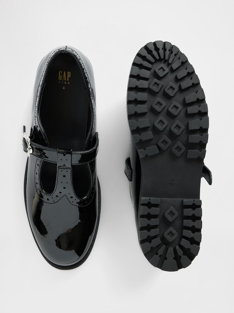 Kids T-Strap Loafers