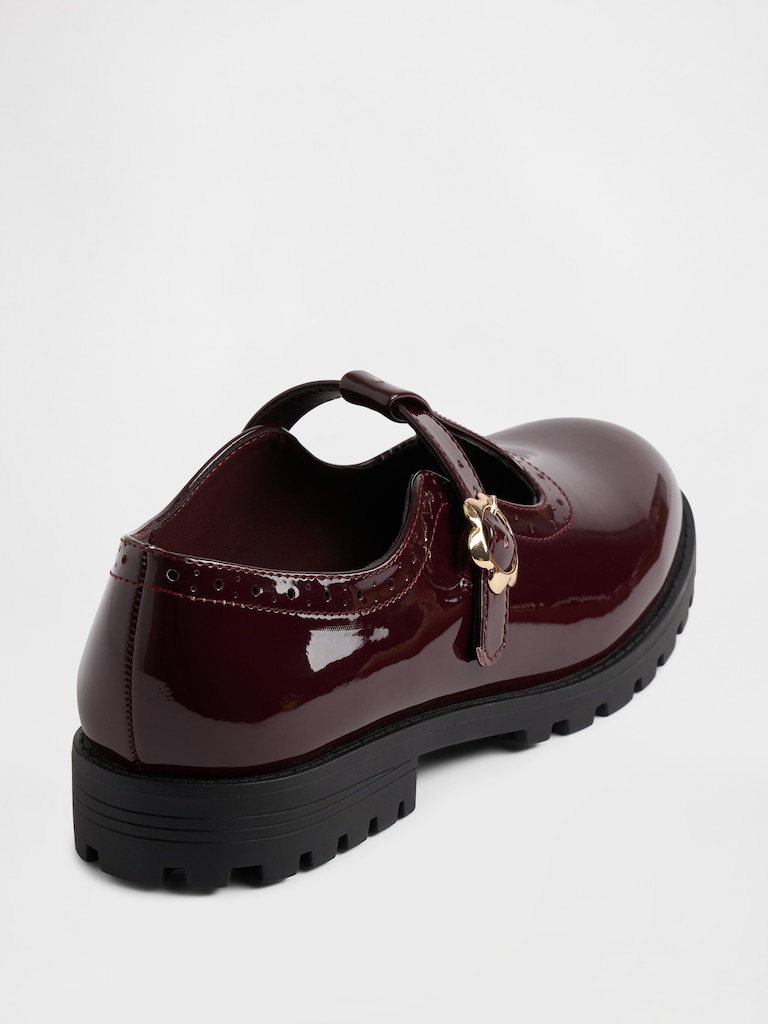 Kids T-Strap Loafers