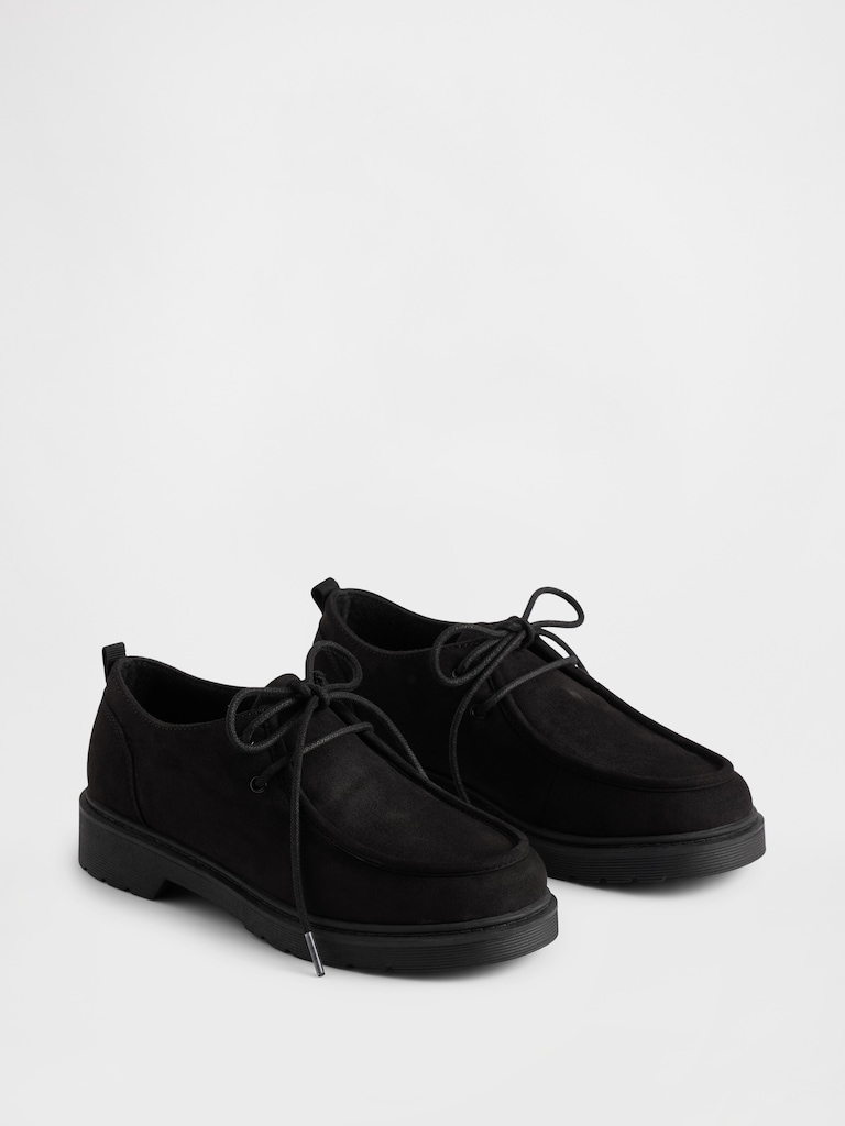 Kids Vegan Suede Loafers