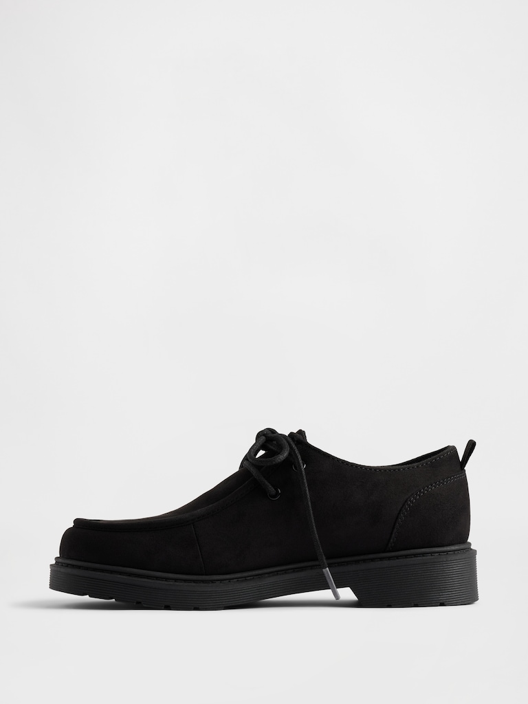 Kids Vegan Suede Loafers