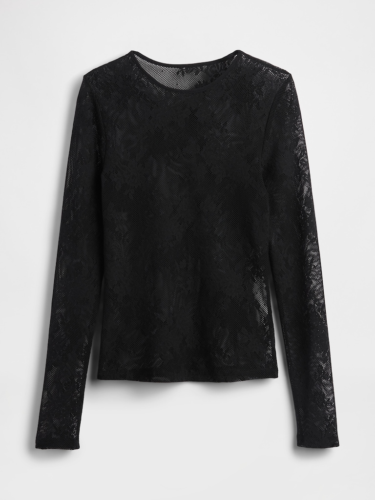 Sheer Lace Top