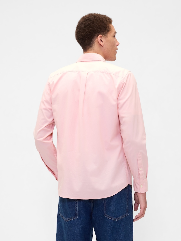 Stretch Poplin Shirt in Standard Fit