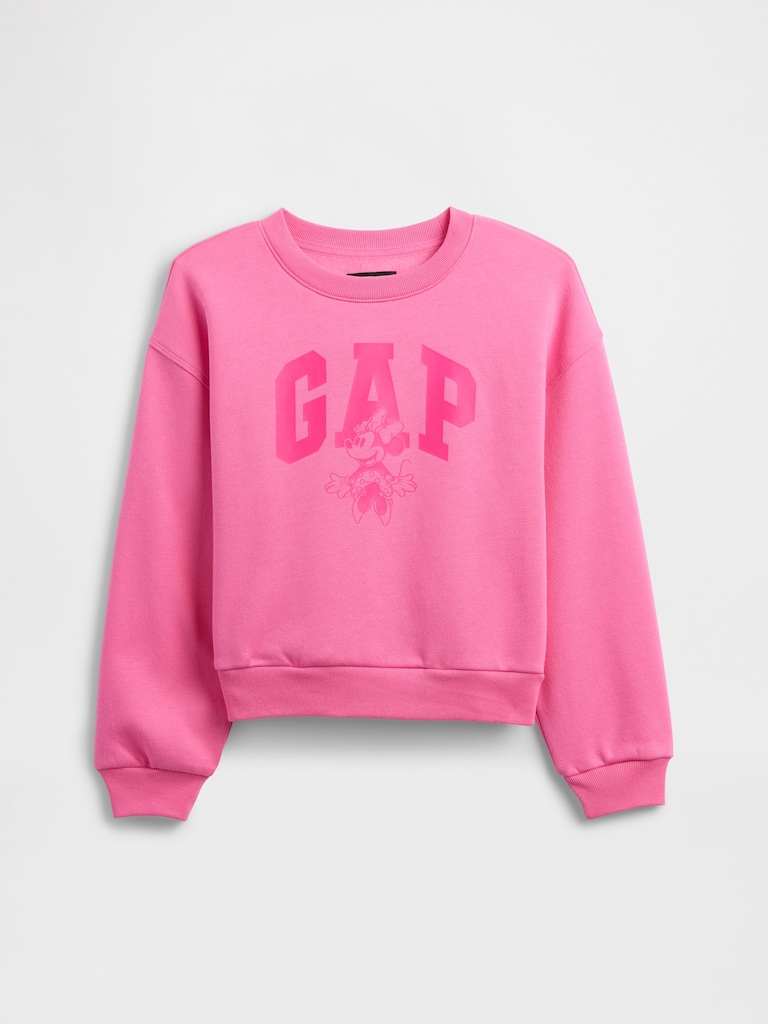 GapKids × Disney Minnie Mouse Oversized Logo Sweatshirt