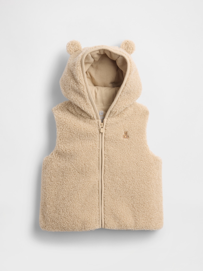 Baby Sherpa Hooded Vest