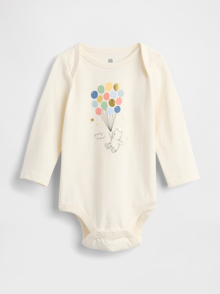 Baby First Favorites Organic Cotton Graphic Bodysuit