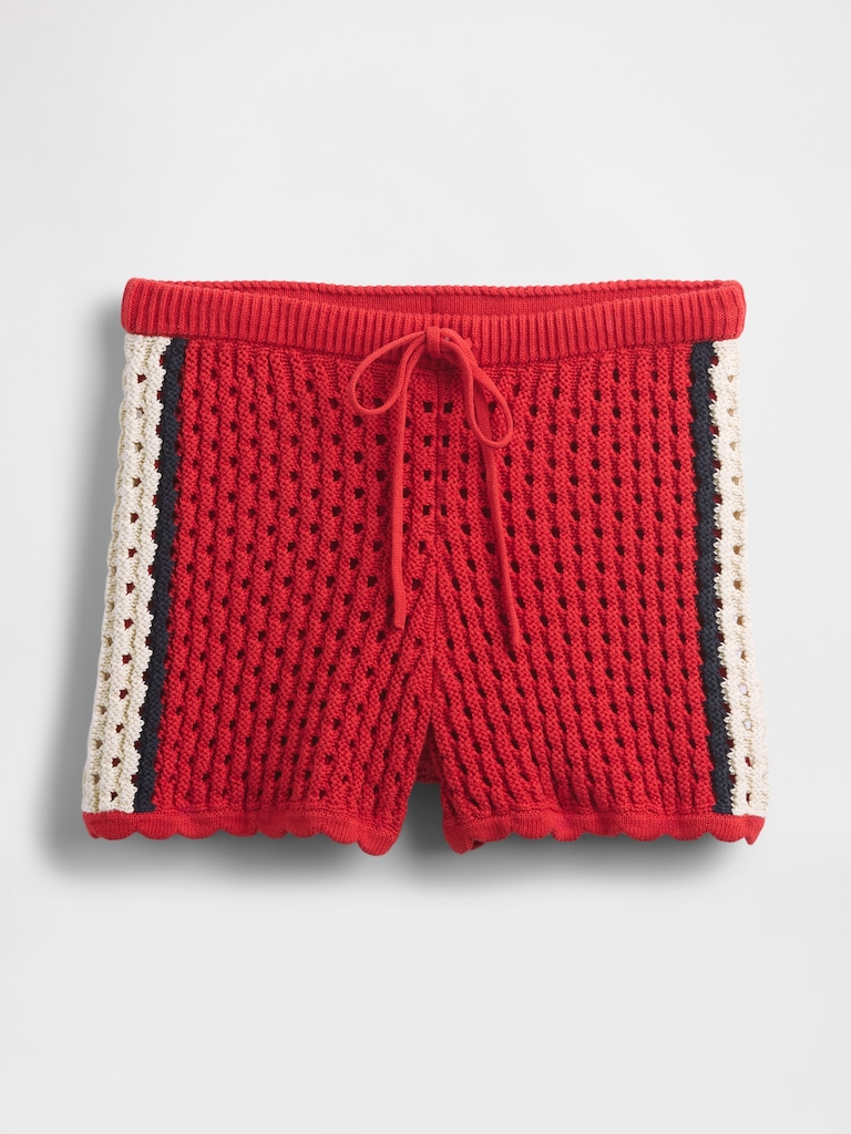100% Cotton Crochet Easy Shorts